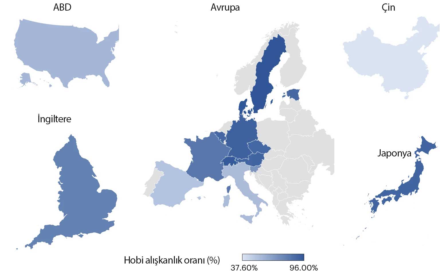 Hobby participation rates among people over 65 in 16 countries, Nature study 2023