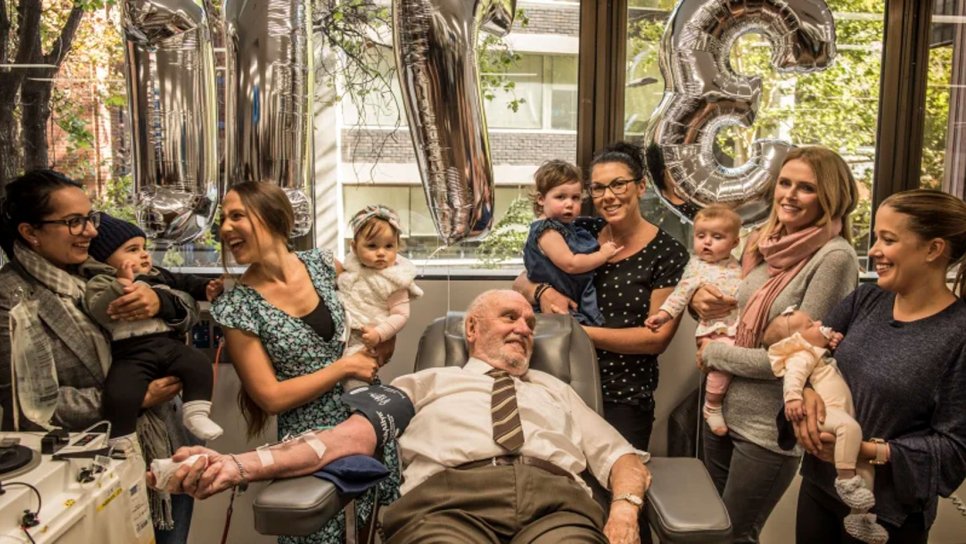 The Blood Donor Who Saved 2.4 Million Babies Has Died