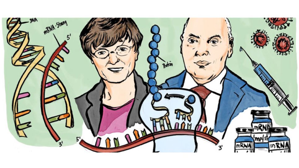 2023 Nobel Tıp Ödülü mRNA Aşılarının Gelişimi Katalin Karikó ve Drew Weissman