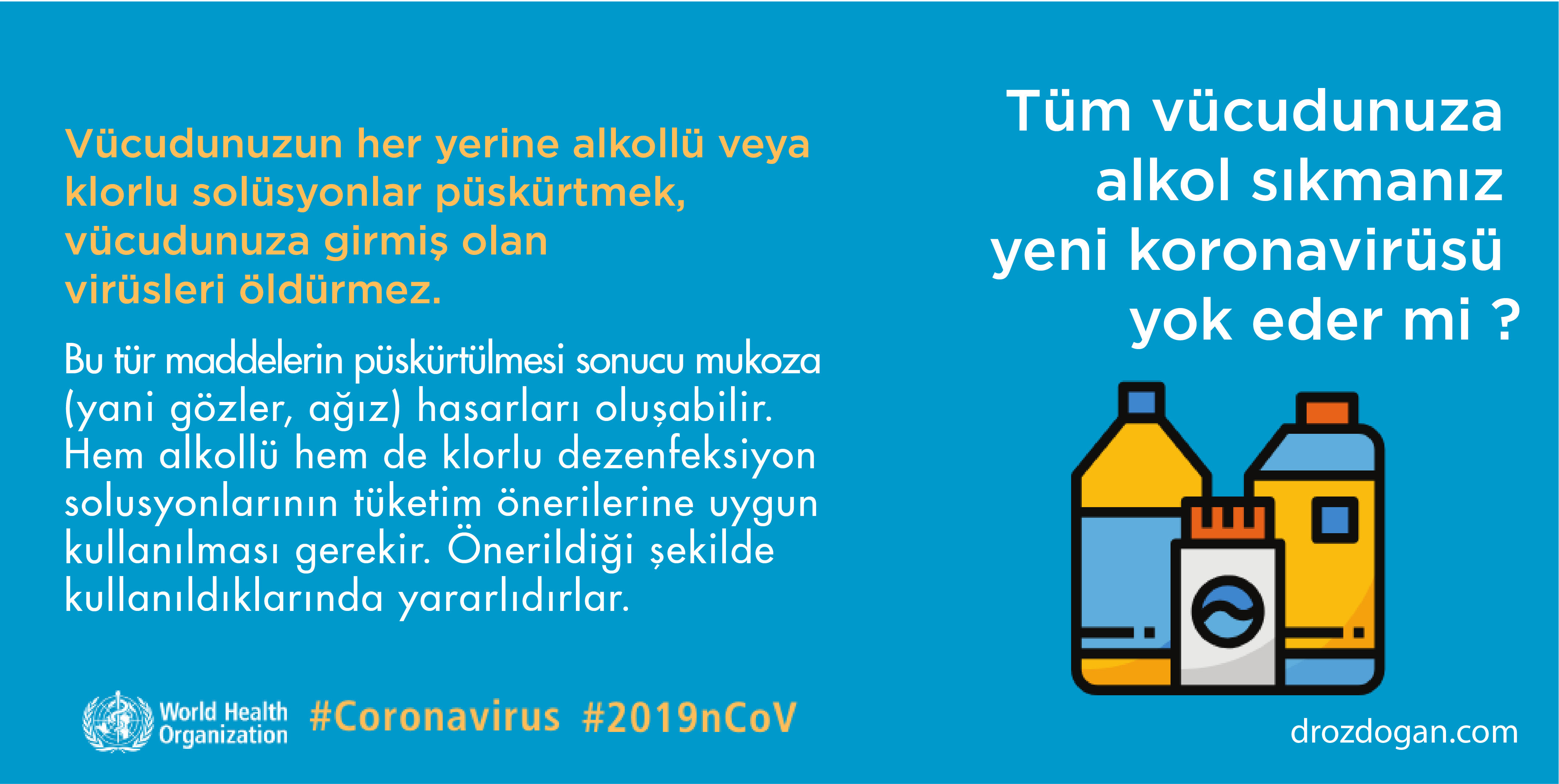 does spraying alcohol prevent coronavirus