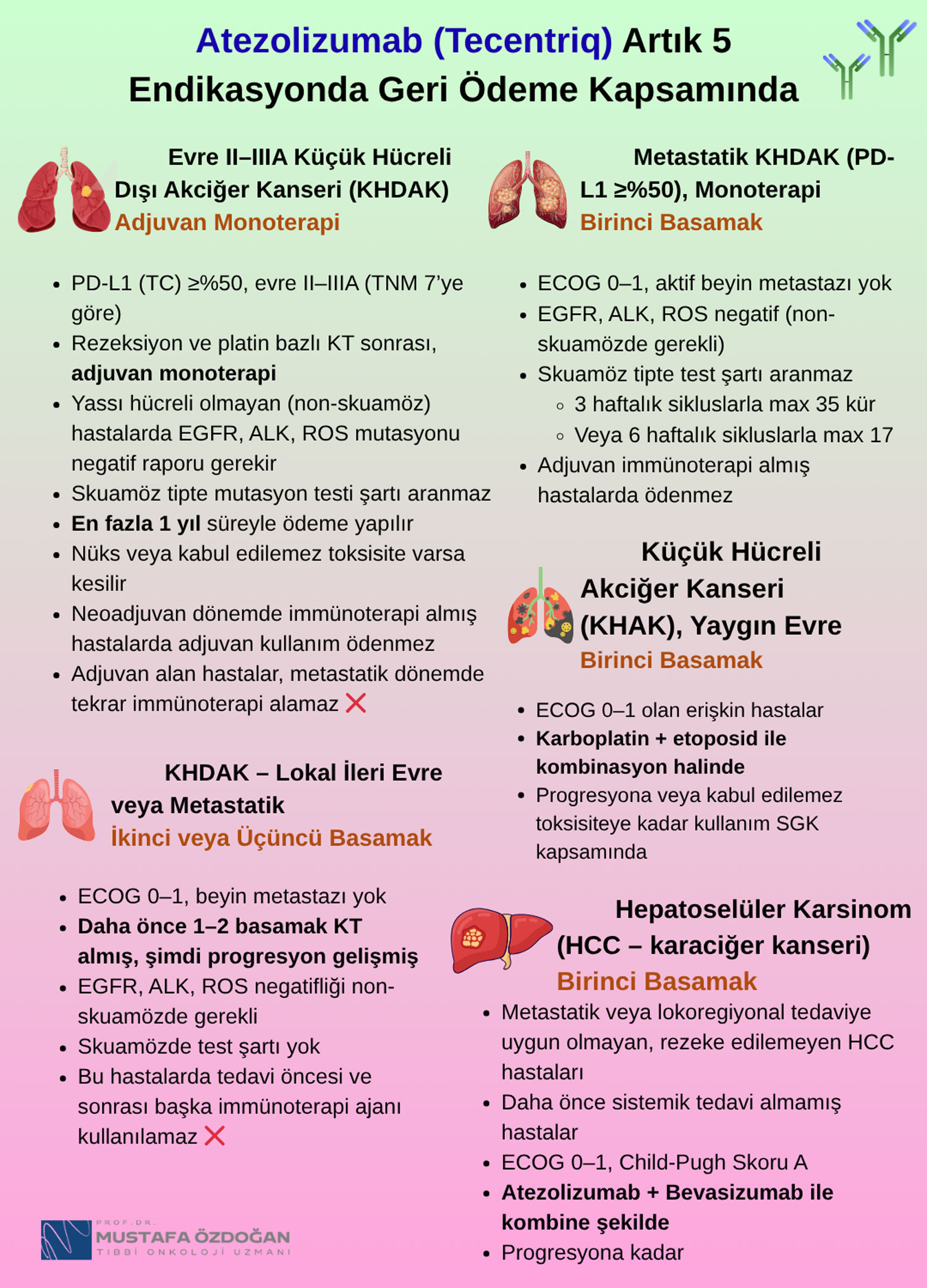 atezolizumab tecentriq artik 5 endikasyonda sgk geri odeme kapsaminda 385346