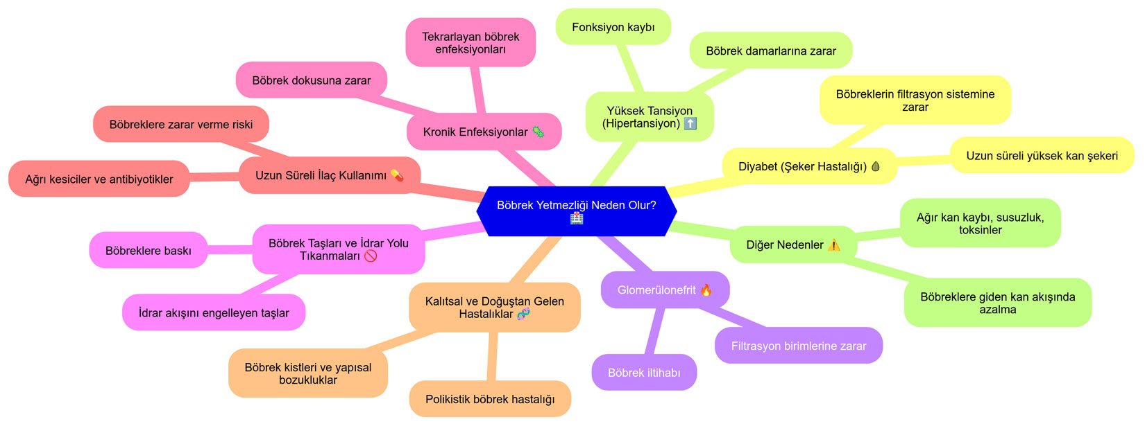 böyrək çatışmazlığının səbəbləri