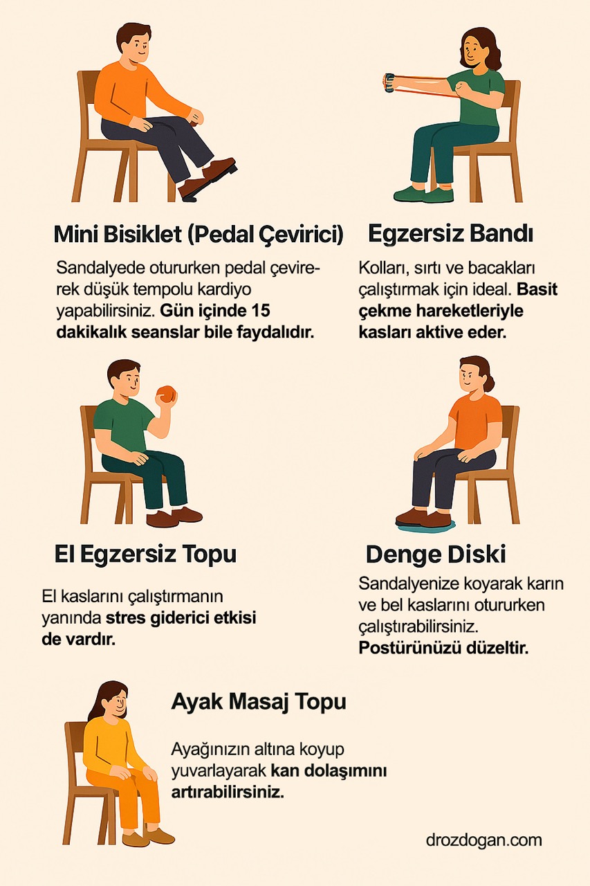 Bu alətlərlə məşq asanlaşır: oturduğunuz yerdə istifadə üçün 7 köməkçi avadanlıq