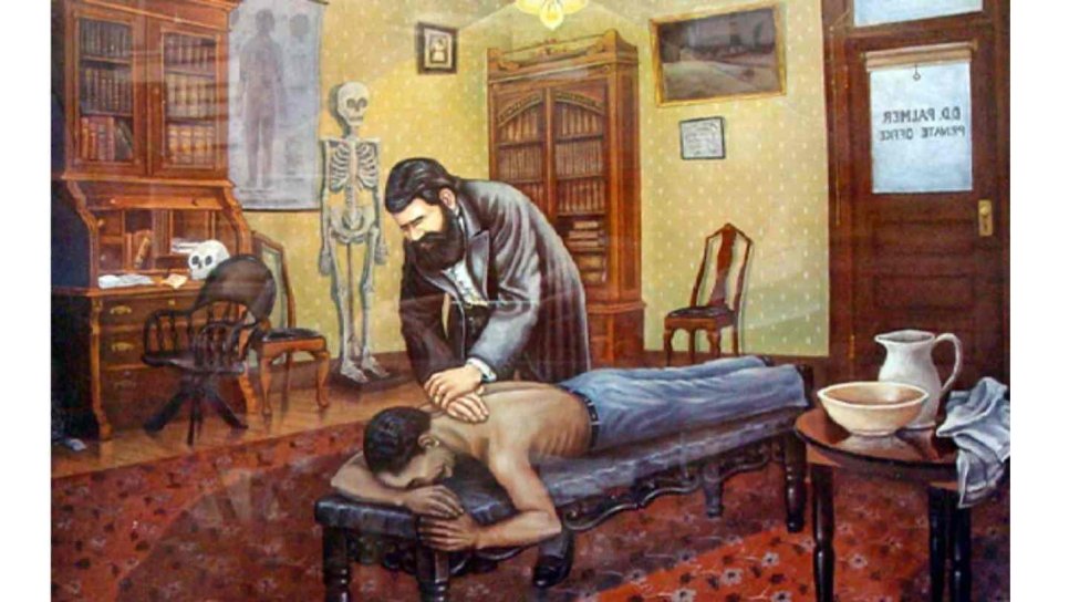 D.D. Palmer ve Kiropraktik (Kayropraktik) Uygulama 1895
