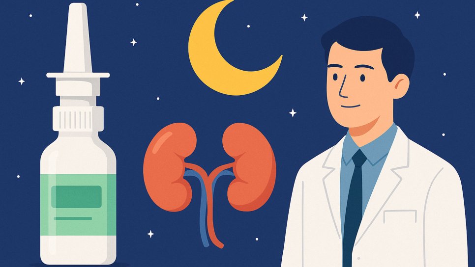 Spray nazal Desmovital (desmopresină): urinări frecvente și diabet insipid