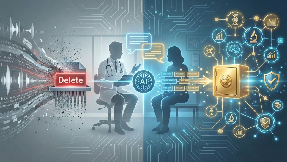 Digitaler Abfall oder digitales Gold? Der wahre Wert KI-erstellter Transkripte klinischer Gespräche