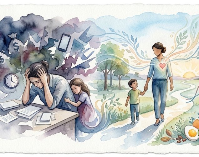 Ebeveyn Tükenmişliği Nedir? 2026’da Stres, Kariyer ve Kortizol Dengesi