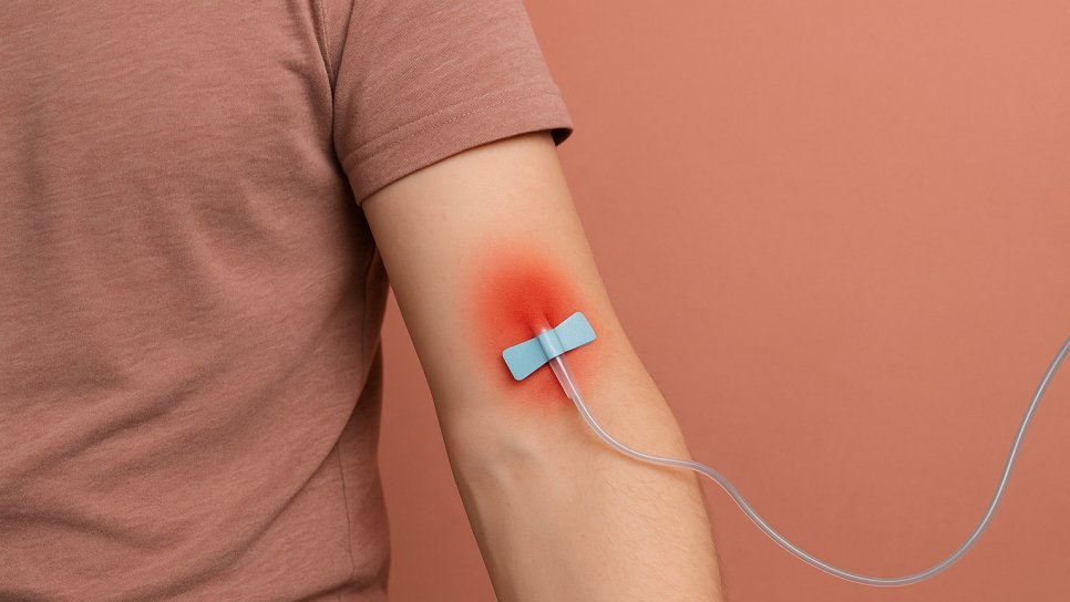 Lokale Schmerzen nach Injektion oder Infusion: Ursachen und Warnzeichen