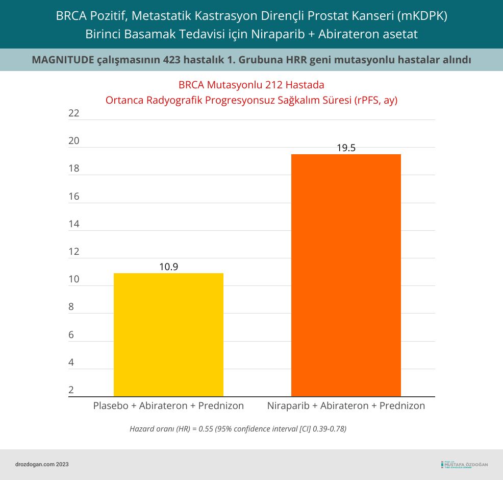 Faza 3 MAGNITUDE tədqiqatının ikinci aralıq analizinin nəticələri: niraparib və abirateron kombinasiyasının BRCA-müsbət prostat xərçəngində FDA təsdiqi