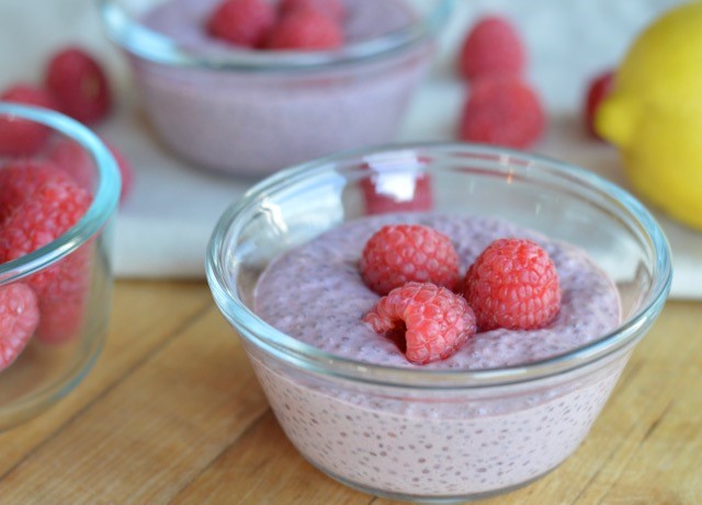 Himbeer-Chia-Pudding