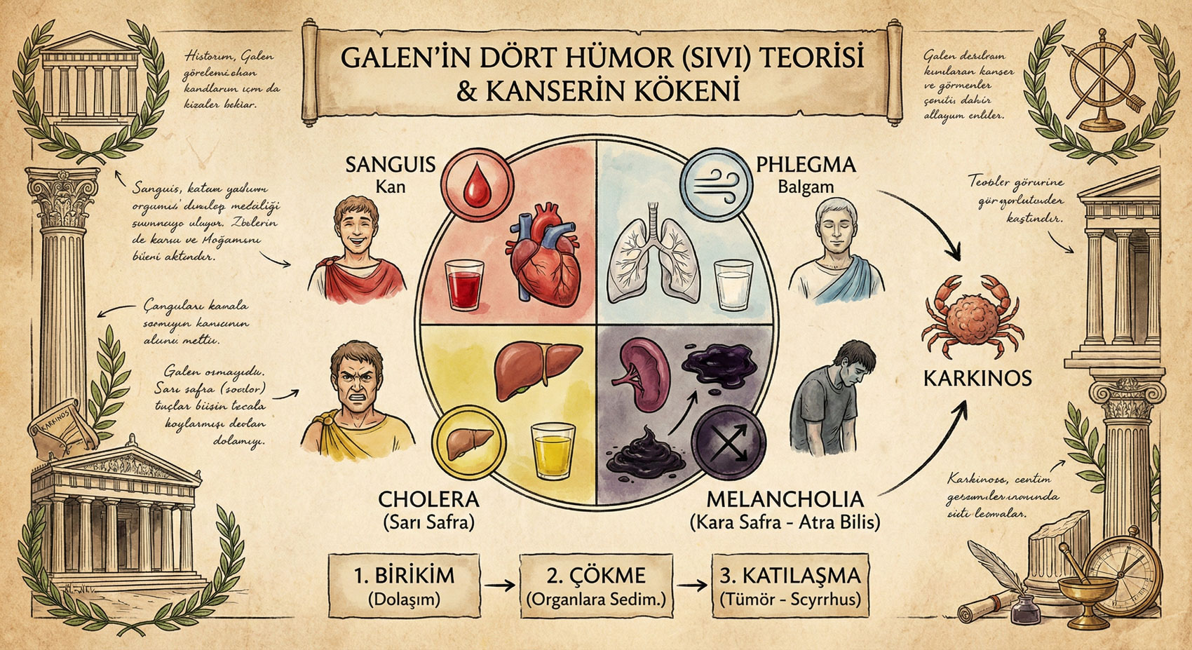 galen dort humor teorisi kanser kokeni kara safra melankoli 576596