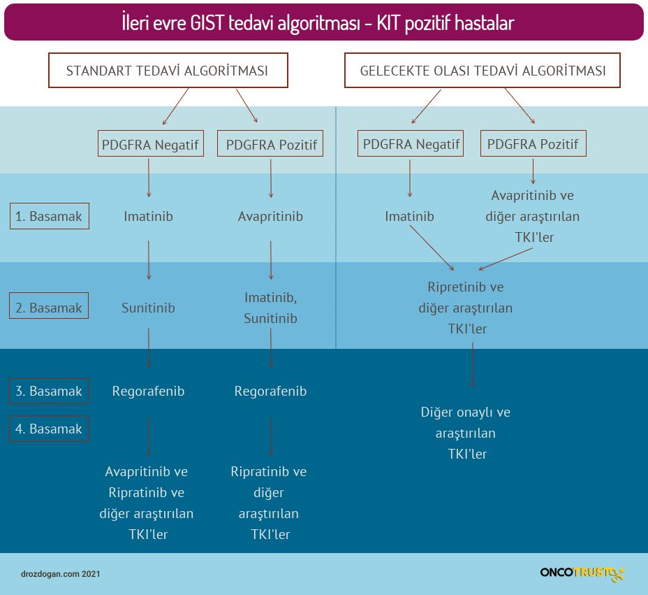 Behandlungsalgorithmus für gastrointestinale Stromatumoren (GIST) 2021