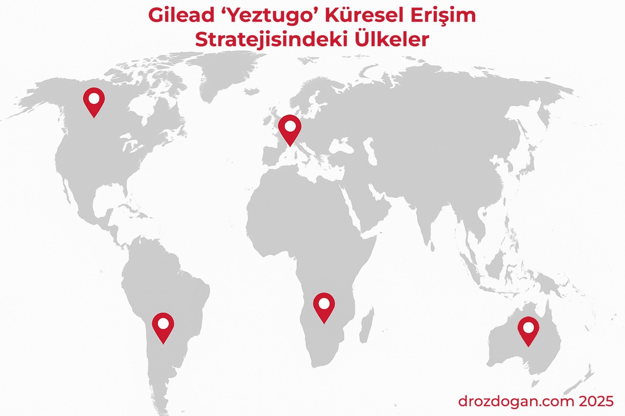 Countries in Gilead’s Global Access Strategy for Yeztugo