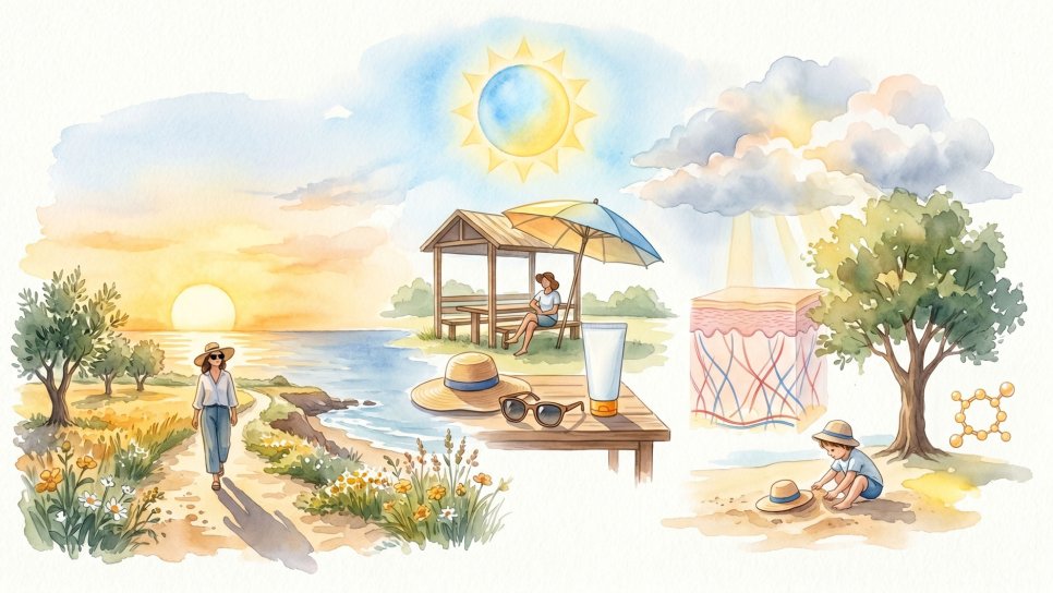 რომელ საათზეა მზე ყველაზე სარისკო? UVA-B, თვალის ჯანმრთელობა და მზისგან დამცავების სამეცნიერო რეალობა