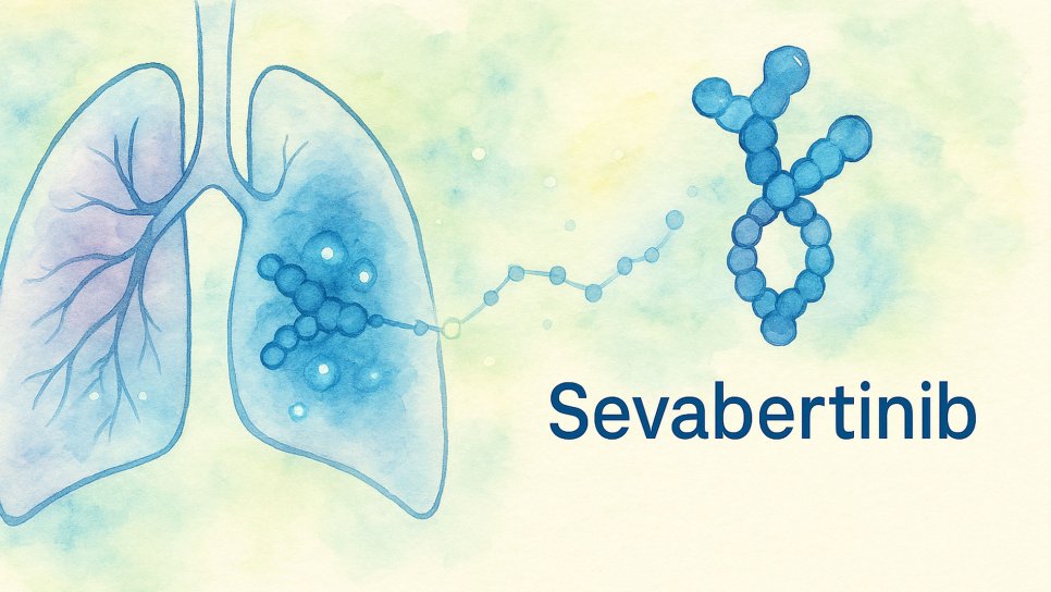 دواء جديد لسرطان الرئة المتحوّر HER2: Sevabertinib يبرز في ESMO 2025