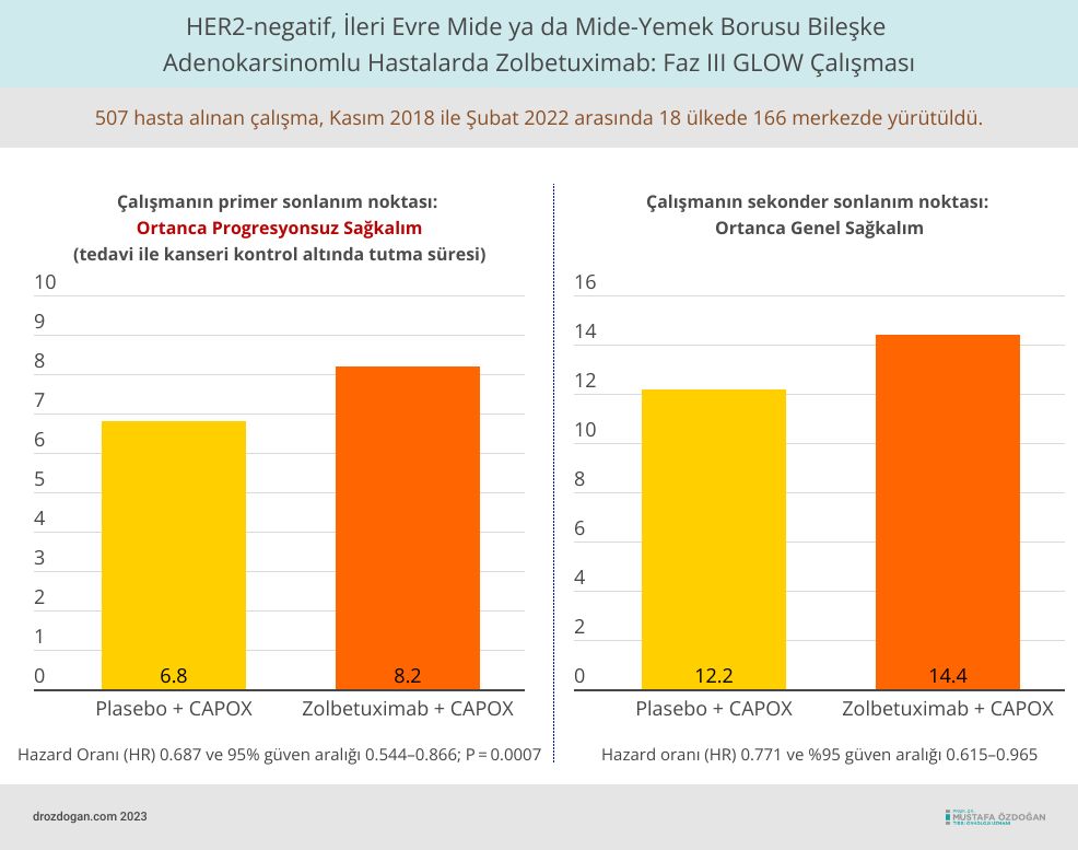 her2 negatif ileri evre mide ya da mide yemek borusu bileske adenokarsinomlu hastalarda zolbetuxima