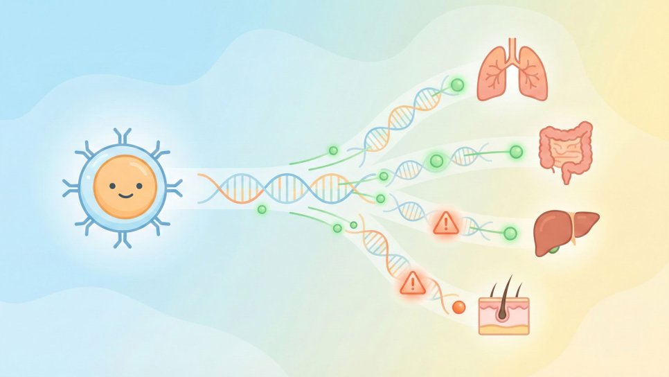 اكتشاف الآثار الجانبية للعلاج المناعي مبكرًا بواسطةcfDNA الخاص بالأنسجة