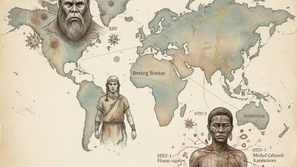 Die globale Wanderung von Krebsviren: 50000 Jahre Spurensuche von Neandertalern bis zu Andenmumien