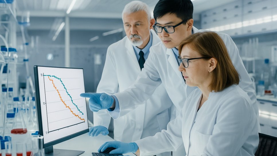 ما منحنى Kaplan–Meier وكيف يُقرأ؟ دليل تفسير بيانات مدة الحياة في السرطان