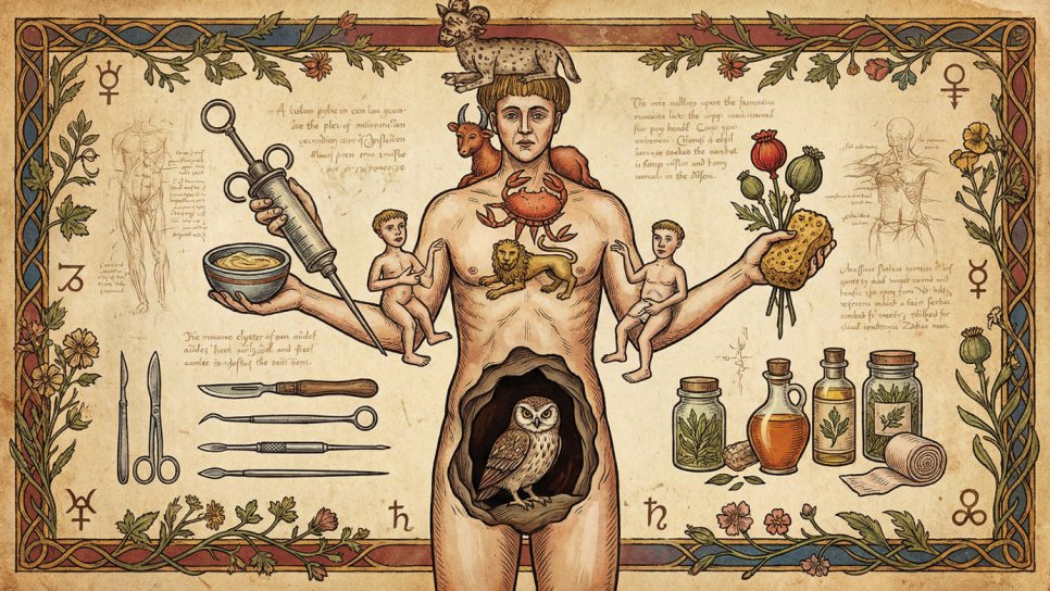 Bufnița ascunsă în întuneric: chirurgul medieval John of Arderne și nașterea îngrijirii paliative
