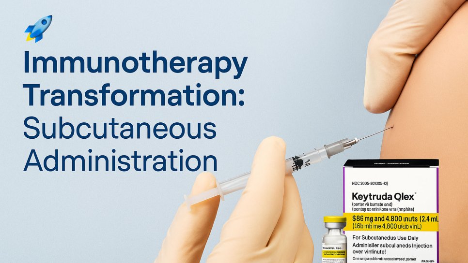 FDA-Zulassung für Keytruda Qlex: subkutanes Pembrolizumab plus Berahyaluronidase
