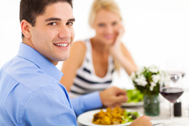 Eat in small groups