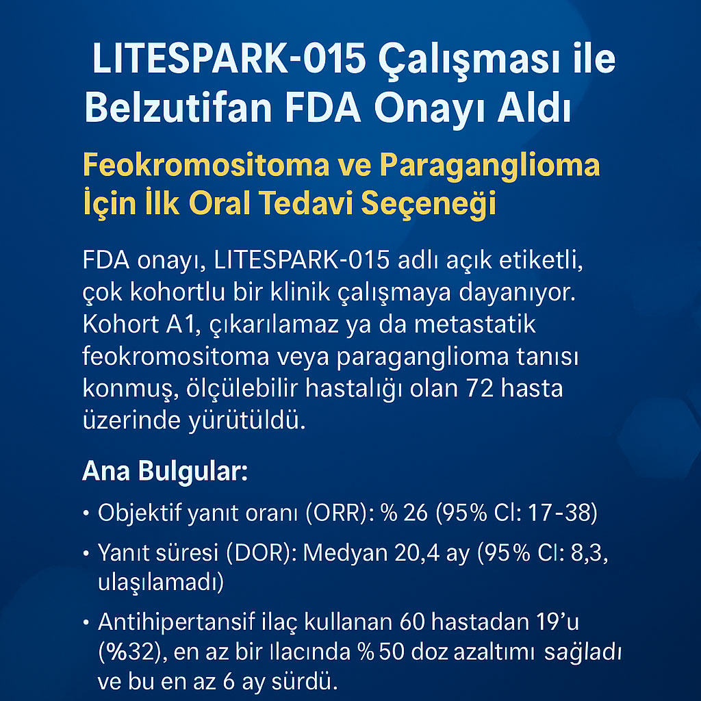LITESPARK 015 araşdırması ilə belzutifan FDA təsdiqi aldı, 14 may 2025