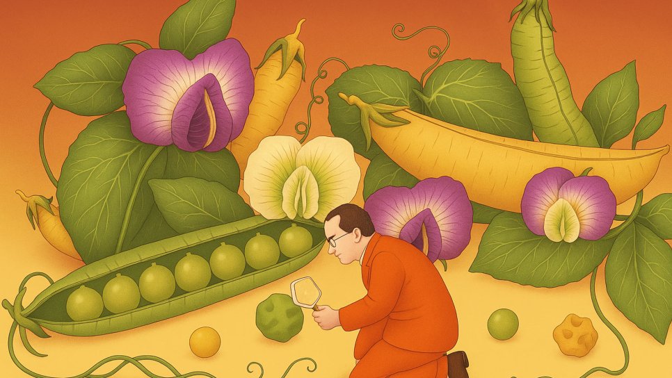 Genetica lui Mendel în 1865 – Experimentele pe mazăre