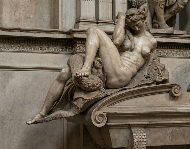 Mermere Kazınan Hastalık: Michelangelo’nun GECE Heykelinde Gizlenen Meme Kanseri