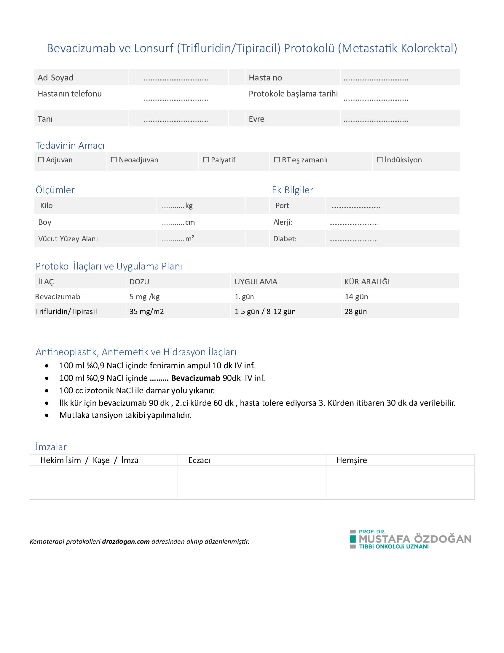 Protocol Lonsurf–bevacizumab în cancerul colorectal metastatic