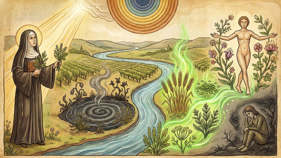 Ren Nehrinin Mistik Şifacısı Hildegard von Bingen ve Vicht: Kanserin Zehirli Habercisi