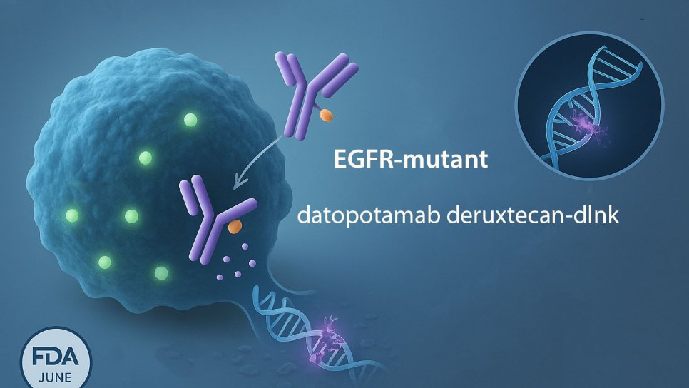 داتوپوتاماب دروکستکان هدفگیرنده Trop2 در سرطان ریه EGFR مثبت تأیید FDA گرفت