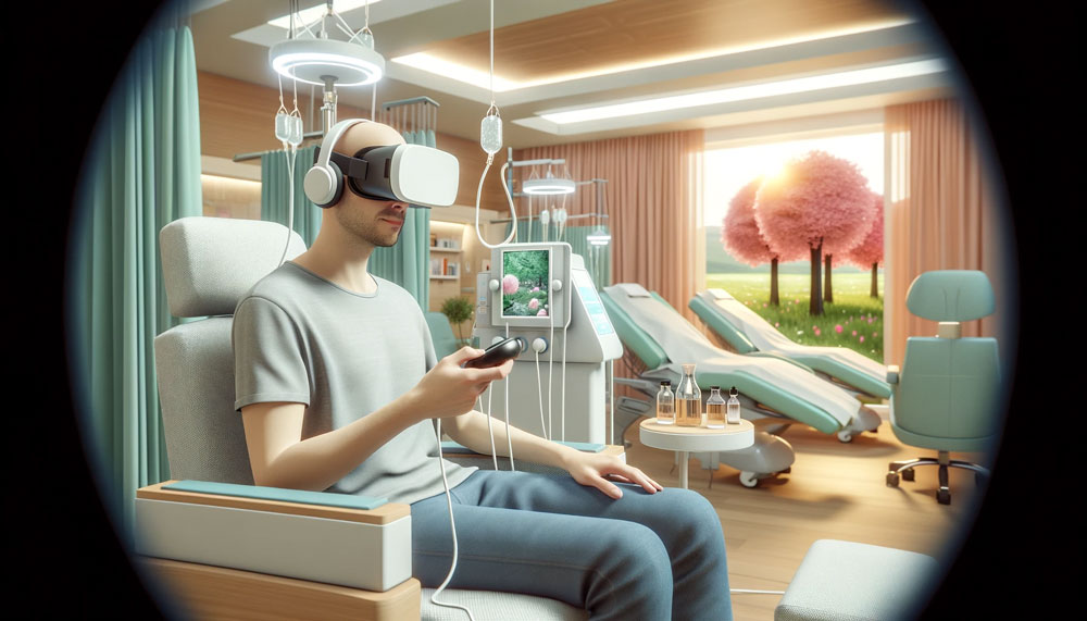 Diferitele utilizări ale VR pentru sprijinirea pacienților aflați în tratament oncologic