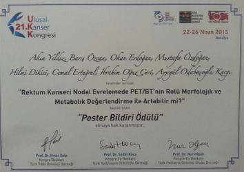 21. Ulusal Kanser Kongresi ve Memorial-Medstar Antalya Kanser Merkezi Ekibimizin Başarıları