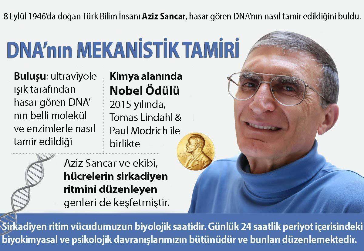 Aziz Sancar ne buldu nobel ödülü