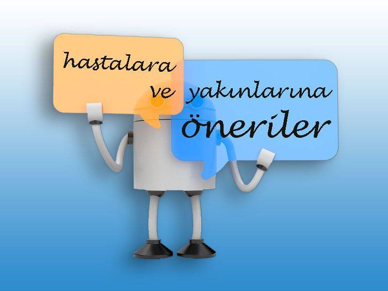 Doğru iletişim için hasta ve yakınlarına yönelik anahtar öneriler