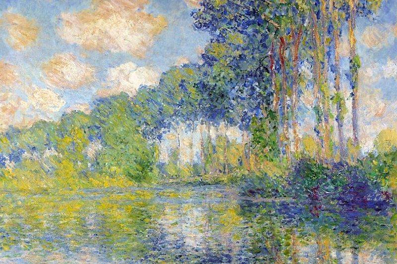 Poplars at the Epte Claude Monet