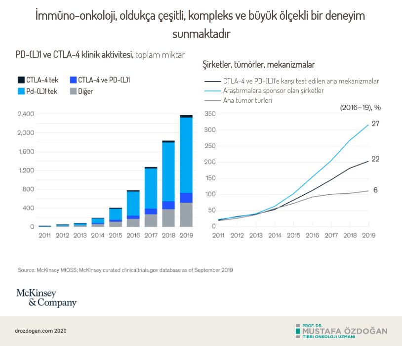 immuno onkoloji oldukca cesitli kompleks ve buyuk olcekli bir deneyim sunmaktadir