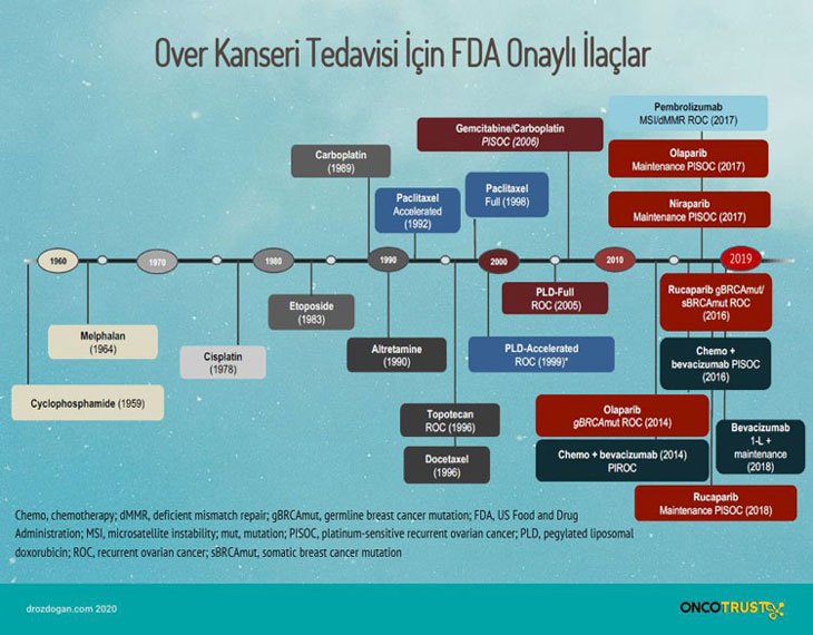 over kanseri tedavisi icin fda onayli ilaclar